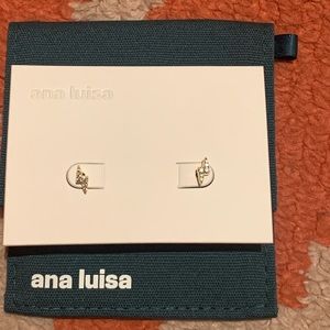 Ana Luisa Lightning Bolt Earrings.